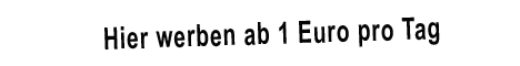Bannerwerbung ab 1 Euro